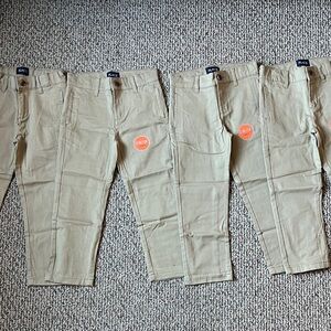 The Children's Place Khaki Kids Casual Pants - 4 pairs great for school uniform